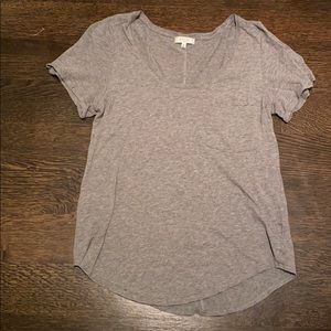 grey babton scoop neck shirt